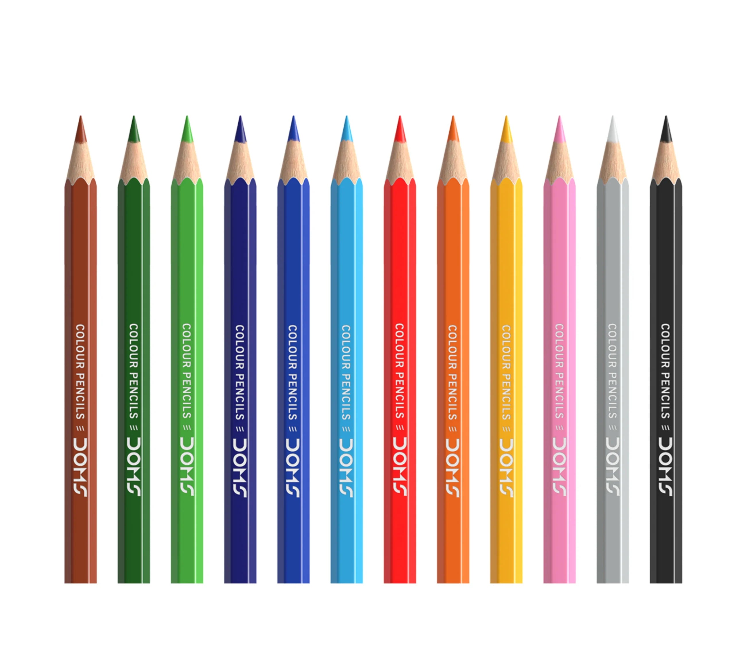 DOMS PENCIL 3443 HSC 12S COL PENCIL DOMS PENCIL 3443 HSC 12S COL PENCIL